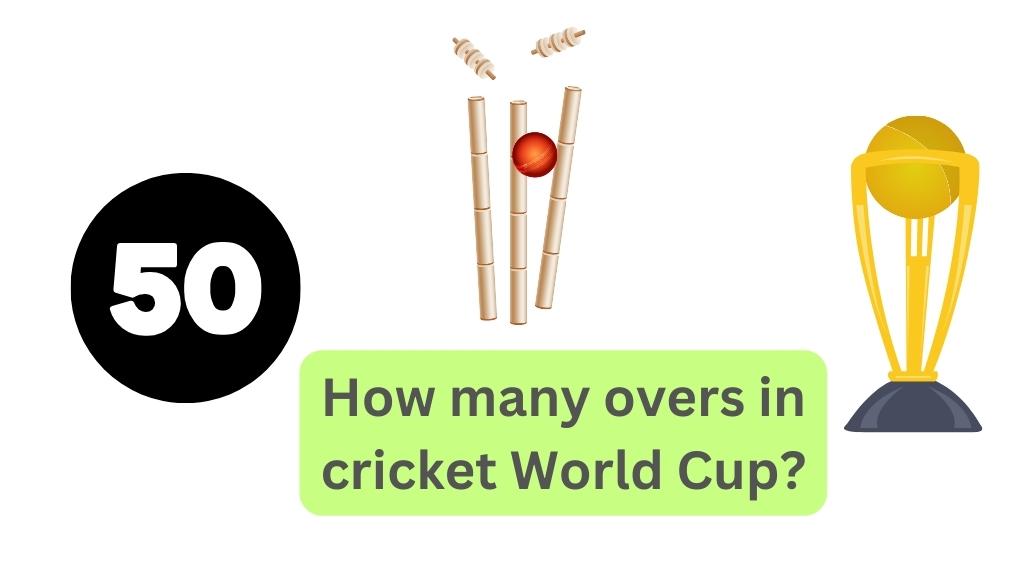 How many overs in cricket world cup 2023