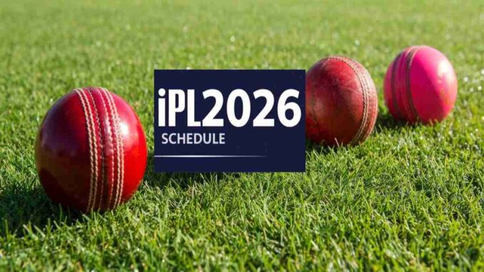 ipl 2026 shedule list